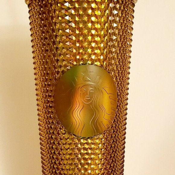 Starbucks 2022 UW Gold Tumbler Cup 24oz Venti Brand New In Hand Washington - Picture 3 of 5